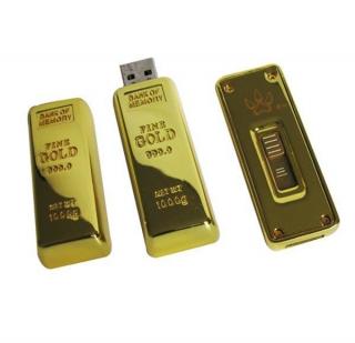 USB flash disk 16 GB zlatá cihla TUSB09-4